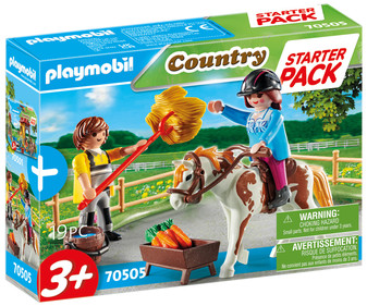 Starter Pack Granja de Caballos set adicional con 19 piezas, Country PLAYMOBIL 70505. Starter Pack Granja de Caballos set adicional con 19 piezas, Country PLAYMOBIL 70505.