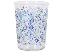 Vaso de sidra de vidrio decorado, 0,5 litros Azores LAV.