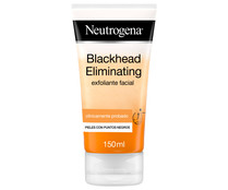 Exfoliante facial con ácido Salicílico purificante, para pieles con puntos negros NEUTRÓGENA Blackhead eliminating 150 ml.