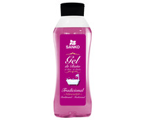 Gel para baño o ducha para todo tipo de pieles SANKO Tradicional 600 ml.