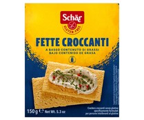 Biscotes crujientes sin gluten SCHÄR, 150 g.