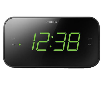 Radio despertador PHILIPS TAR3306/12, sintonización digital, alarma dual.
