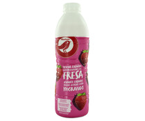 Yogur líquido semidesnatado para beber, con pulpa de fresa PRODUCTO ALCAMPO 1 l.
