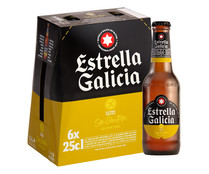 Cervezas sin gluten ESTRELLA GALICIA pack 6 uds. x 25 cl.