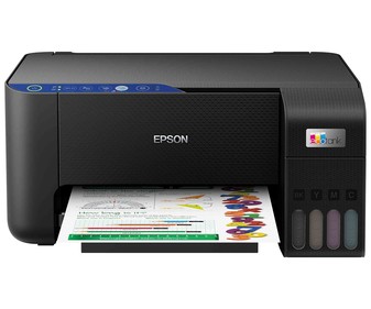Impresora multifunción EPSON EcoTank ET‑2811, WiFi, imprime, copia y escanea, pantalla LCD, impresión doble cara.
