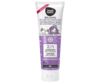 Bálsamo hidroalcoholico infantil, con acción higienízate y anti-sequedad BODY NATUR 100 ml. Bálsamo hidroalcoholico infantil, con acción higienízate y anti-sequedad BODY NATUR 100 ml.