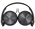 Auriculares tipo diadema SONY MDR ZX310APB con cable, color negro.
