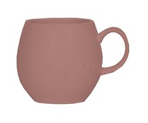 Taza mug de loza decorado en relieve, 30 cl, ACTUEL.