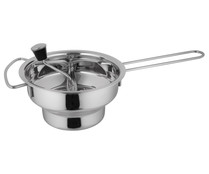 Pasapuré de acero inoxidable, 21cm. de diámetro, incluye 3 discos, ACTUEL.