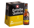 Cervezas sin gluten ESTRELLA GALICIA pack 6 uds. x 25 cl.