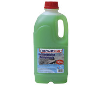 Líquido refrigerante con temperatura de protección de hasta -4ºC, 2L verde, 10% Monoetilenglicol, MESANCAR.