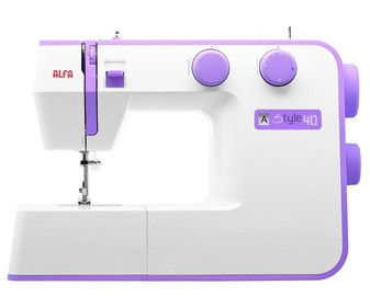 Máquina de coser ALFA STYLE 40, 31 puntadas, ojal en 4 pasos, luz.