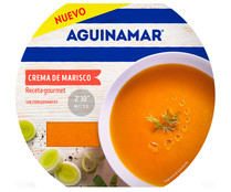 Crema de marisco receta gourmet, elaborada sin conservantes AGUINAMAR 325 g.