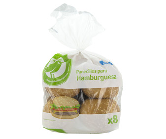 Pan para hamburguesa con sésamo PRODUCTO ALCAMPO 8 uds. 440 g. Pan para hamburguesa con sésamo PRODUCTO ALCAMPO 8 uds. 440 g.