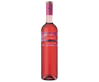 Vino rosado semidulce con denominación de origen Vinos de Madrid ALMA botella de 75 cl. Vino rosado semidulce con denominación de origen Vinos de Madrid ALMA botella de 75 cl.