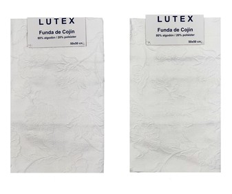 Funda para cojín, 50x50cm., LUTEX. 1ud. Funda para cojín, 50x50cm., LUTEX. 1ud.
