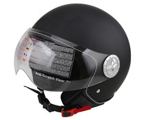 Casco jet con frontal para moto, talla L, GRANDISOR.