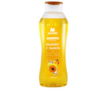 Gel de baño o ducha con extracto de mango y papaya SANKO 750 ml.