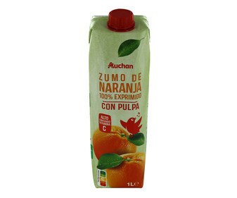 Zumo naranja 100 % exprimida cion pulpa PRODUCTO ALCAMPO 1l- Zumo naranja 100 % exprimida cion pulpa PRODUCTO ALCAMPO 1l-