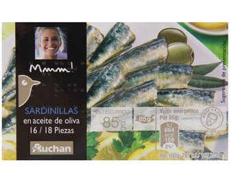 Sardinillas en aceite de oliva lata de 80 gramos Sardinillas en aceite de oliva lata de 80 gramos