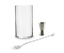 Set de 6 vasos para combinados, cuchara y vaso medidor, LUMINARC Fiesta.