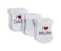Lote de 3 pares de calcetines para bebé IN EXTENSO, talla 15/17.