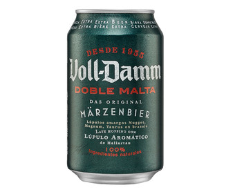 Cerveza doble malta VOLL DAMM Lata 33 cl.