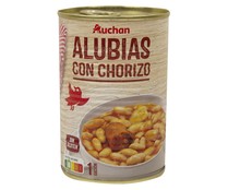 Alubias con chorizo PRODUCTO ALCAMPO 430 g.