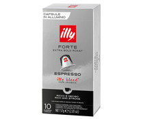 Café espresso Forte en cápsulas ILLY 10 uds. 57 g.