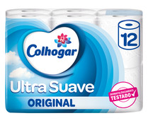 Papel higiénico Ultrasuave Original COLHOGAR 12 rollos