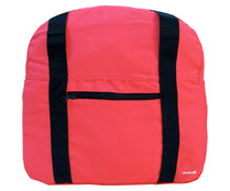 Bolso de viaje plegable de 35 litros de color rosa, AIRPORT ALCAMPO. Bolso de viaje plegable de 35 litros de color rosa, AIRPORT ALCAMPO.
