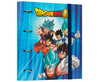 Archivador A4 con 4 anillas, diseño DRAGON BALL. Archivador A4 con 4 anillas, diseño DRAGON BALL.