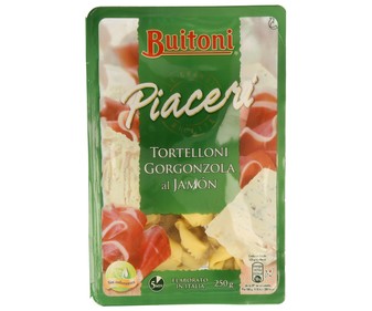 Tortelloni de gorgonzola 250 gramos Tortelloni de gorgonzola 250 gramos
