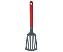 Espátula de cocina de nylon con mango de plástico color rojo, ACTUEL.