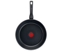 Sartén 28cm de aluminio con interior antiadherente Titanium, Intense TEFAL.