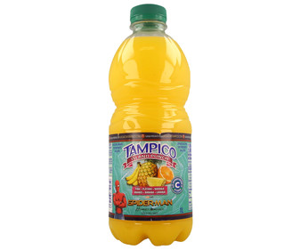 Refresco refrigerado de piña, plátano y naranja botella de 1 litro Refresco refrigerado de piña, plátano y naranja botella de 1 litro