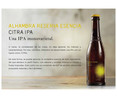 Cerveza rubia IPA Citra ALHAMBRA Reserva Esencia 33 cl.