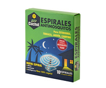 Insecticida especial mosquitos en espirales CUCHOL 10 uds.