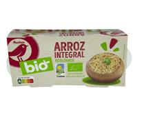 Arroz integral cocido ecológico ALCAMPO ECOLÓGICO 2 uds. x 125 g.