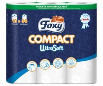 Papel higiénico FOXY Compact 18 uds.