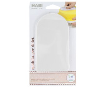 Espátula de plástico para evitar burbujas en la pasta de azúcar HABI. Espátula de plástico para evitar burbujas en la pasta de azúcar HABI.