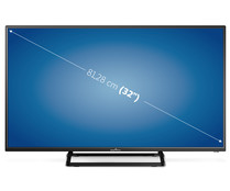 Televisión 81,28 cm (32") LED SMART TECH 32HA10V3 HD, SMART TV, WIFI, BLUETOOTH, TDT T2, 2USB reproductor, 3HDMI, 60 HZ.