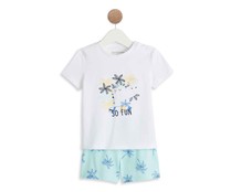 Pijama  de algodón para bebé INEXTENSO , talla 92.