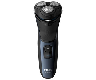 Afeitadora Philips Series 3000 s313451 con o sin cable uso en seco y cuchillas powercut cortapatillas. compatible