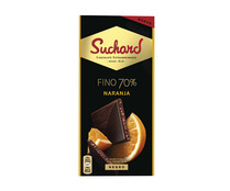 Chocolate negro 70 % cacao sabor naranja SUCHARD 100 g.