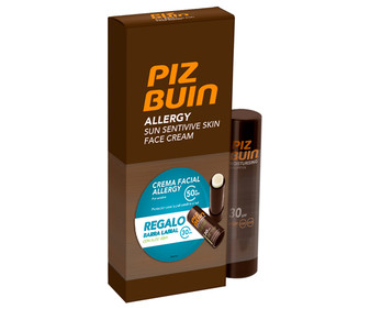 Crema facial solar con acción hidratante y factor de protección 50+ (muy alto) PIZ BUIN Allergy 50 ml. Crema facial solar con acción hidratante y factor de protección 50+ (muy alto) PIZ BUIN Allergy 50 ml.