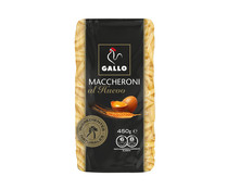 Pasta Macheroni al huevo GALLO paquete de 450 g.