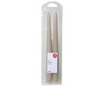 Pack de 2 velas de candelabro no perfumadas de color beige, ACTUEL.