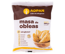 Masa de obleas (empanadillas), elaborada sin alérgenos y sin aceite de Palma ADPAN 290 g.