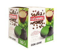Café con leche en cápsulas CATUNAMBÚ 16 uds. x10 g.